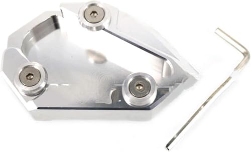 Béquille latérale pour Ducati Diavel Cromo AMG 2011-2016 moto plaque support CNC argent