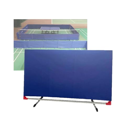 Clôture d'entraînement amovible et repliable avec système de bloc pour tennis de table