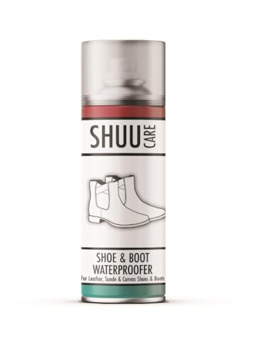 Monal SHUU Shoe & Boot Care Sprays – Waterproofing Protection & Deep Cleaning Solutions for Leather, Suede, Canvas & Synthetic Footwear – 250ml & 300ml (Shoe Waterproofer – 300ml – 3191)