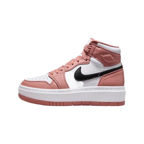 Air Jordan 1 Elevate High Women's Shoes (DN3253-601, Red Stardust/White/Black) Size 10.5