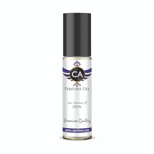 CA Perfume Impression of Don Unisex Fragrance Oil Amber Fougere Scent Long Lasting Perfumes for Women &amp; Men Travel Size TSA Ready Mini Parfum Body Oil Roll-on 0.33 Fl Oz 10ml