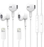 2 Pack Apple Earbuds Wired 【Apple MFi Certified】 iPhone Headphones Wired with Lightning...