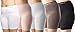 Chaffree Womens Plus Size Long Leg Underwear Briefs, 2XL Full Waist Long Leg 1 Pair Skintone Pale