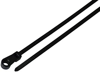 15-in, 100-Pack, Screw Mount 120-lb, Black, Speciality Cable Tie