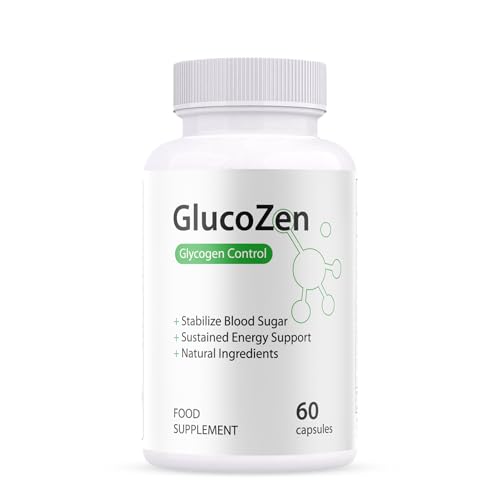 Glucozen 60 Capsules Vegan Friendly - Blood Sugar Support Supplement - Glucose Balance All Natural Non GMO
