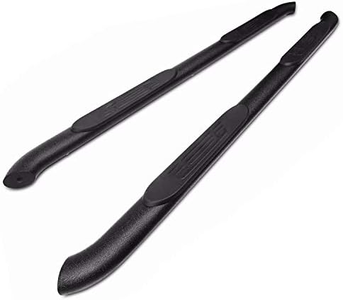 TAC side steps textured black finish bolt-on installation for Tacoma Double Cab
