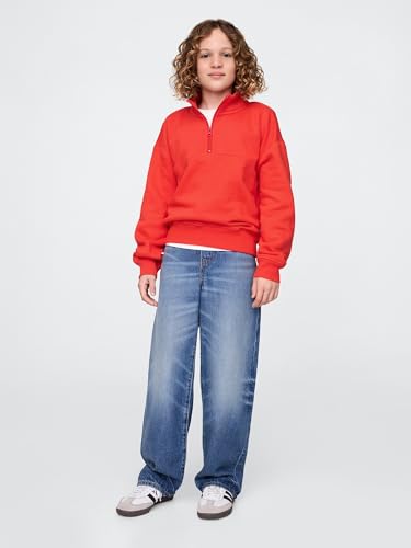 GAP Boys' Quarter Zip Sweatshirt3