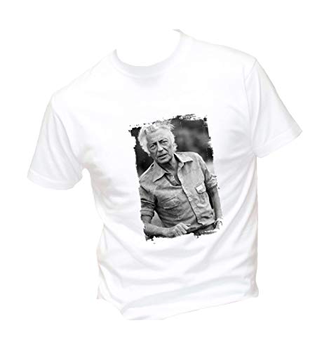  T-Shirt Uomo Cotone Basic Super vestibilità Top qualità - Gianni A. - Divertente Humor Made in Italy (Bianco, L)