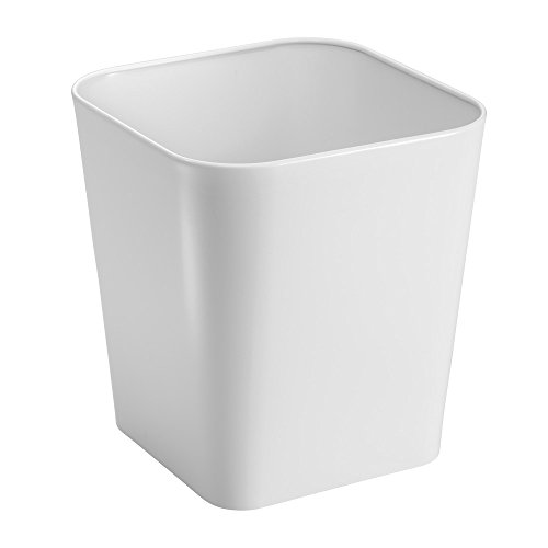 Preisvergleich Produktbild iDesign 16593EU Gia Abfalleimer Mülleimer, weiß