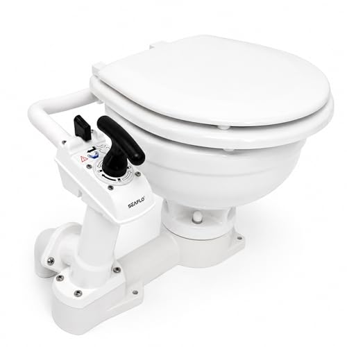 SEAFLO Manually Operated Marine Toilet Head