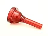 KELLY-6-1/2AL - Small-shank Trombone/Baritone Lexan-Mouthpiece - Crystal-Red