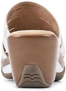 WHITE MOUNTAIN Shoes Valora Women's Clog Sandal, White/Woven, 8.5 M | Image 2