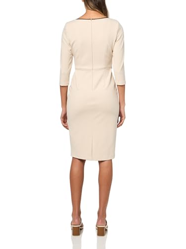 Image of Adrianna Papell Tipped Crepe Tie Dress