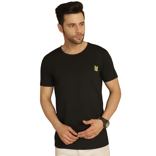Image of Mack Jonney Solid Round Neck Cotton Half Sleeves Tshirt for Men(Pack of 3)-MACK634866