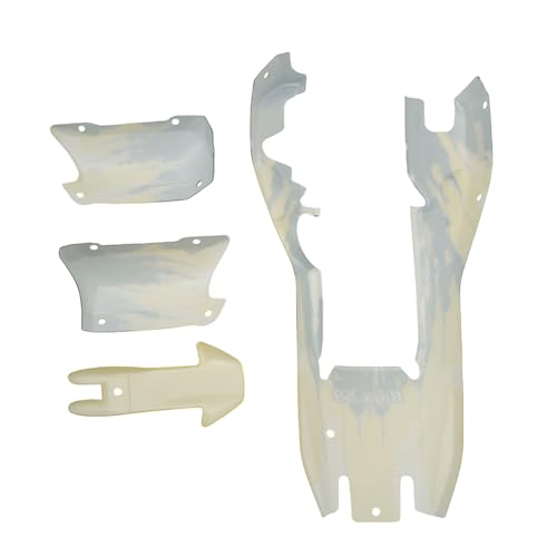 FLMLF Rc Car Body Shell Wear Car Body Cover for 1/5 HPI Rofun BAHA Kingmotor Rovan Baja 5B Truck Parts (Yellow)