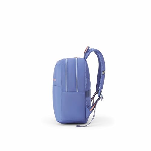 Image of American Tourister Dona | 21 Ltrs | 2 Compartments | Bottle Pocket | Ergonomic Padded Back Panel & Shoulder Straps | High School Backpack | 1 Year International Warranty | Navy