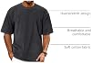 Camisetas Oversized para Hombre ADOREJOY, Manga Corta, Vintage, Lavadas, Básicas, Holgadas 8