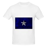 Silk Style Bonnie Blue Flag T-Shirt Cotton Short Sleeve for Men Women T-Shirt