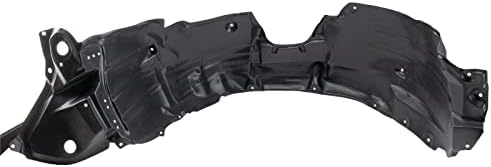 TRQ Passenger Side Inner Fender Liner for 2014-2019 Toyota Highlander V6 3.5L Front
