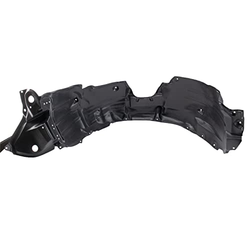 TRQ Passenger Side Inner Fender Liner for 2014-2019 Toyota Highlander V6 3.5L Front