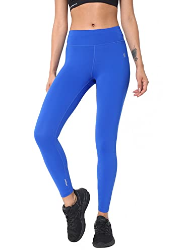 Image of CULT Women's Solid Polyester 4-Way Stretch, AbsoluteFit Training Tights, Moisture-Wicking, Leggings for Sports, Gym, Active Wear