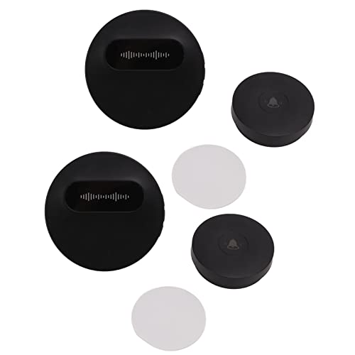 Campainha autoalimentada, campainha sem fio de longa distância 58 música som luz alarme IP44 à prova