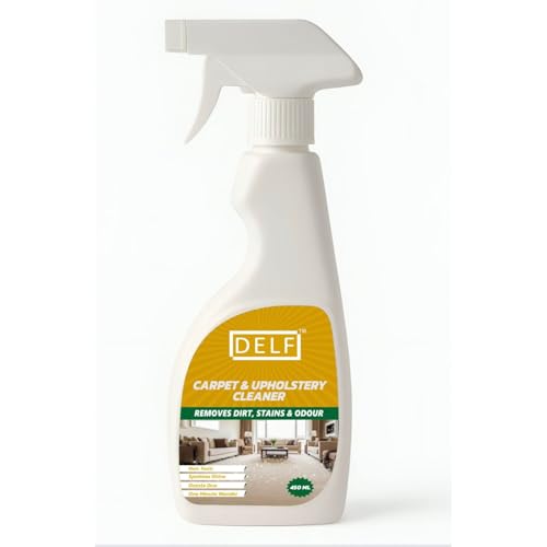 Image of Delf Carpet & Upholstery Cleaner Spray - 450ml | Carpet Cleaner, Sofa Cleaner & Fabric Stain Remover for Rugs, Upholstery | Car Seats, Cushions & Mattresses