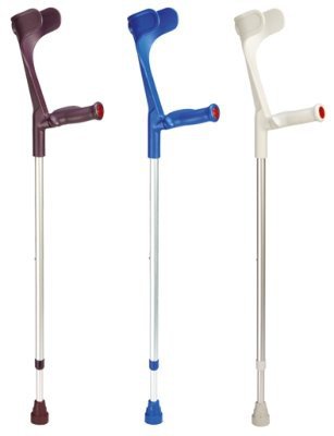 KASSIKER - Soporte para antebrazos anatómico Mango suave, gris y anodizado Cover