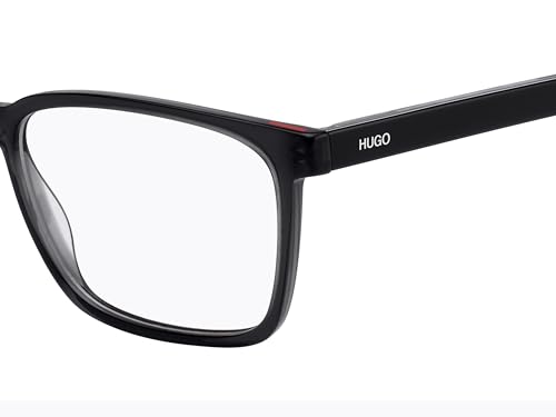 HUGO Hg 1074 Gafas de vista para hombre con montura rectangular negra de acetato 3