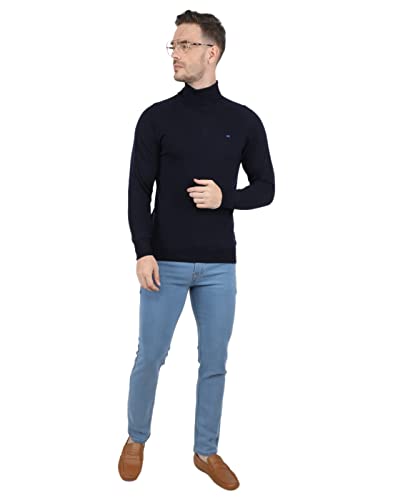 Image of Monte Carlo Men Wool High Neck Pullover Sweater