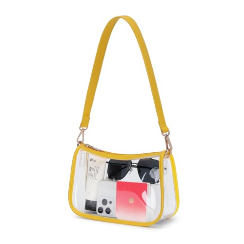 Image of Clear Purse Stadium Approved Bag Transparent Beach Handbag