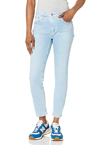 AG Adriano Goldschmied Women's Prima Mid Rise Cigarette Crop Jean