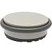 Produktbild WAGNER Bodentürstopper BIG DISK COLOR MIDDLE GREY - Durchmesser Ø 100 x 30 mm, Industriestahl beschichtet, thermoplastischer Gummi, mittelgrau, 750 g - 15516701