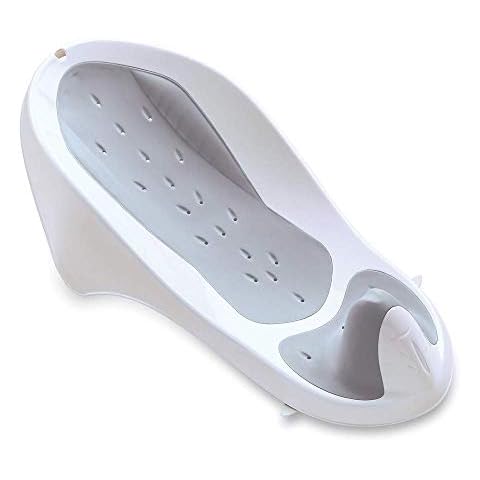 Cheeky Rascals Baby Bath Support Seat, Use From Newborn Up To 6 Months, White/Grey Cover