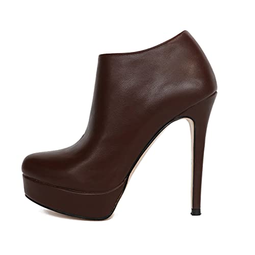 Eithy Women's Ankle Boots High Heels Platforms Shoes Pointy Toe Sexy Spring Boots