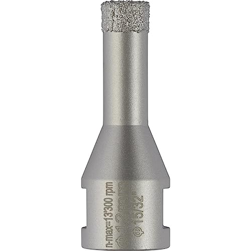 Bosch Professional 1X Fresa Diamantata Best For Ceramic Dry Speed, Foratura A Secco Della Ceramica Dura, Ø 12 X 30 Mm, Accessorio Smerigliatrice Angol