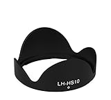 Pare soleil LH HS10 compatible avec Fuji FinePix HS10 HS11 HS20 HS22 HS25 HS30 HS50 LH HS