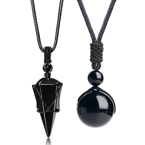 weryerker 2pcs Natural Crystal Stone...