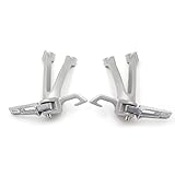 XKH Group Motorcycle Silver Rear Passenger Foot Pegs Bracket Fit For Suzuki Gsxr600 Gsxr750 2006 2007 new