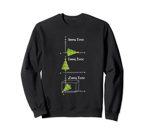 Xmas Ymas Zmas Baum - Weihnachten Mathematiker Mathelehrer Sweatshirt