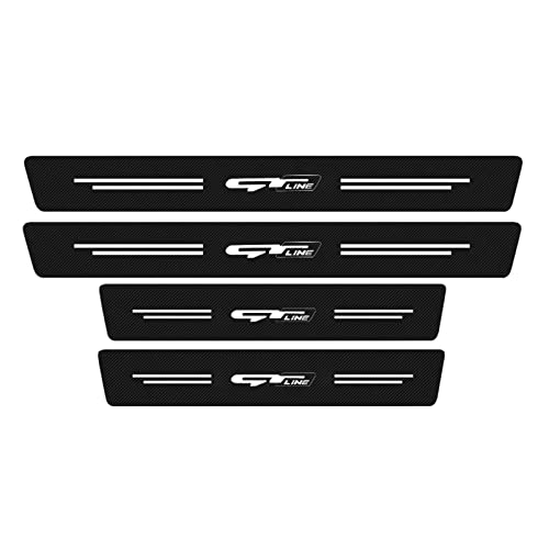 4 Stück Auto Kohlefaser Einstiegsleisten Für Peu-geot 206 207 307 308 3008 4008 5008 GT Line, Auto Scuff Plate Türschwelle Sill Aufkleber Styling Tuning Zubehör, GT Line 4 Stück Auto Kohlefaser Einstiegsleisten Für Peu-geot 206 207 307 308 3008 4008 5008 GT Line, Auto Scuff Plate Türschwelle Sill Aufkleber Styling Tuning Zubehör, GT Line