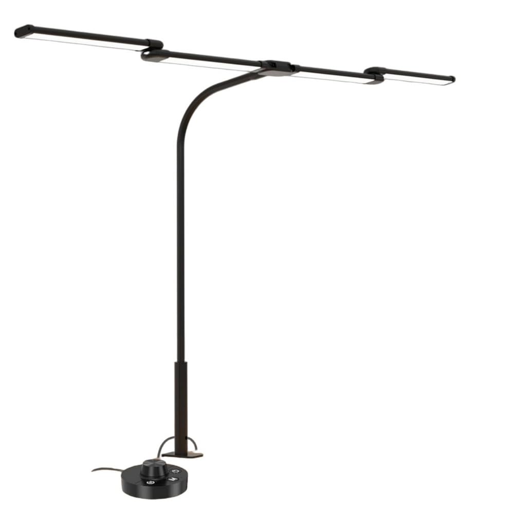 Lampe De Bureau À Pince avec 4 Têtes LED pour Le Soin des Yeux
