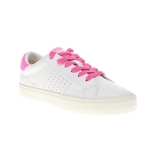 VINTAGE HAVANA Womens Original Perforated Lace Up Sneakers Shoes Casual - Pink, White2
