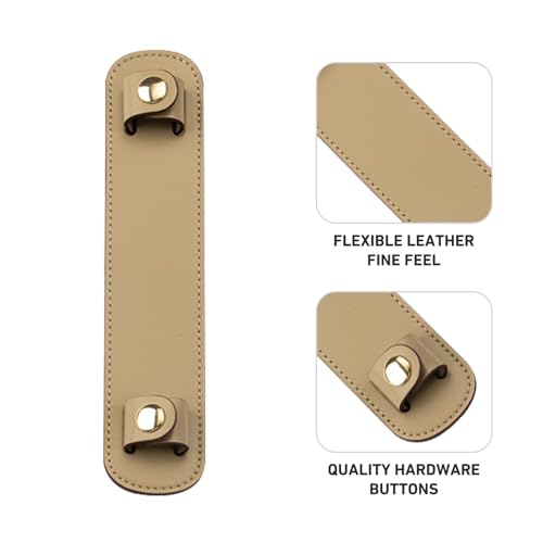Image of Shoulder Strap Pad Replacement,Microfiber Leather Strap Pads Detachable Cover for Tote Bag