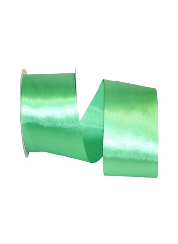 Reliant Ribbon 5100-510-40K Dyna Satin Ribbon, 2-1/2 Inch X 50 Yards, Emerald Green
