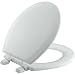KOHLER K-4716-T-95 Triko Round-front Molded-Wood Toilet Seat, Ice Grey