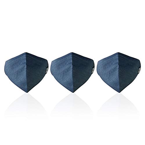 Survivor- 2 Layer Denim Cloth Reusable Masks (Pack of 3)-image-13