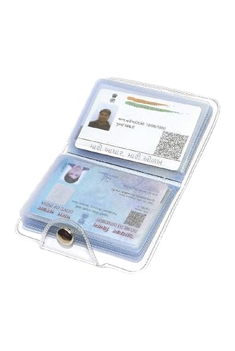 Image of Pack of 2 Transparent Card Holder Wallet for Men and Women