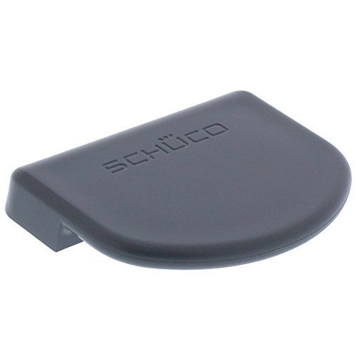 Schüco Balkontürgriff Ziehgriff + ToniTec Schraubenset Terrassentürgriff Basaltgrau (RAL7012)