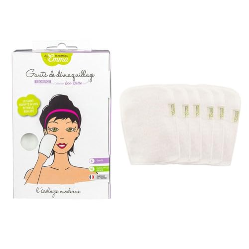 Gants de démaquillage lavables pour un nettoyage du visage doux et écologique